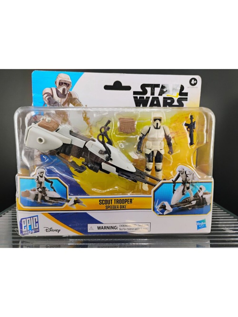 Star Wars Scout Trooper and Speeder Bike Action Figure Set
